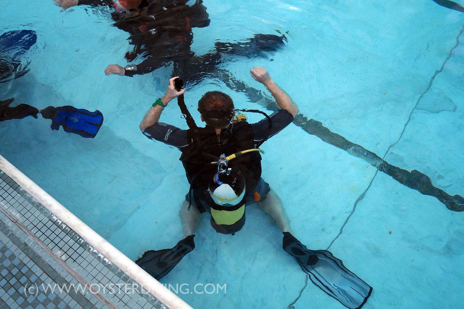 learning to breath underwater