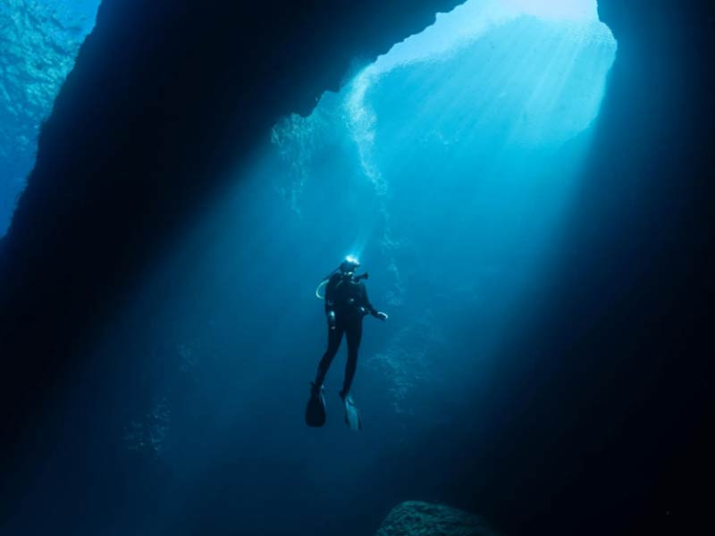 blue hole gozo, malta