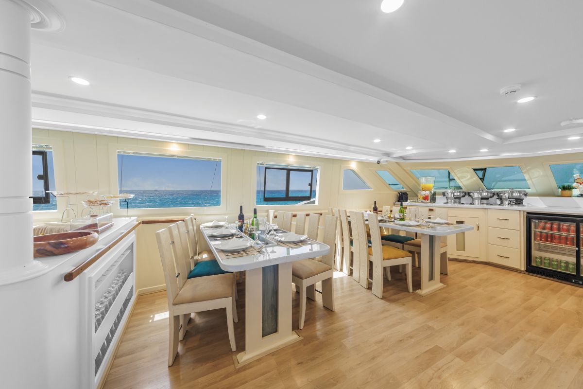 SS Contessa Red Sea -Luxury Liveaboard restaurant