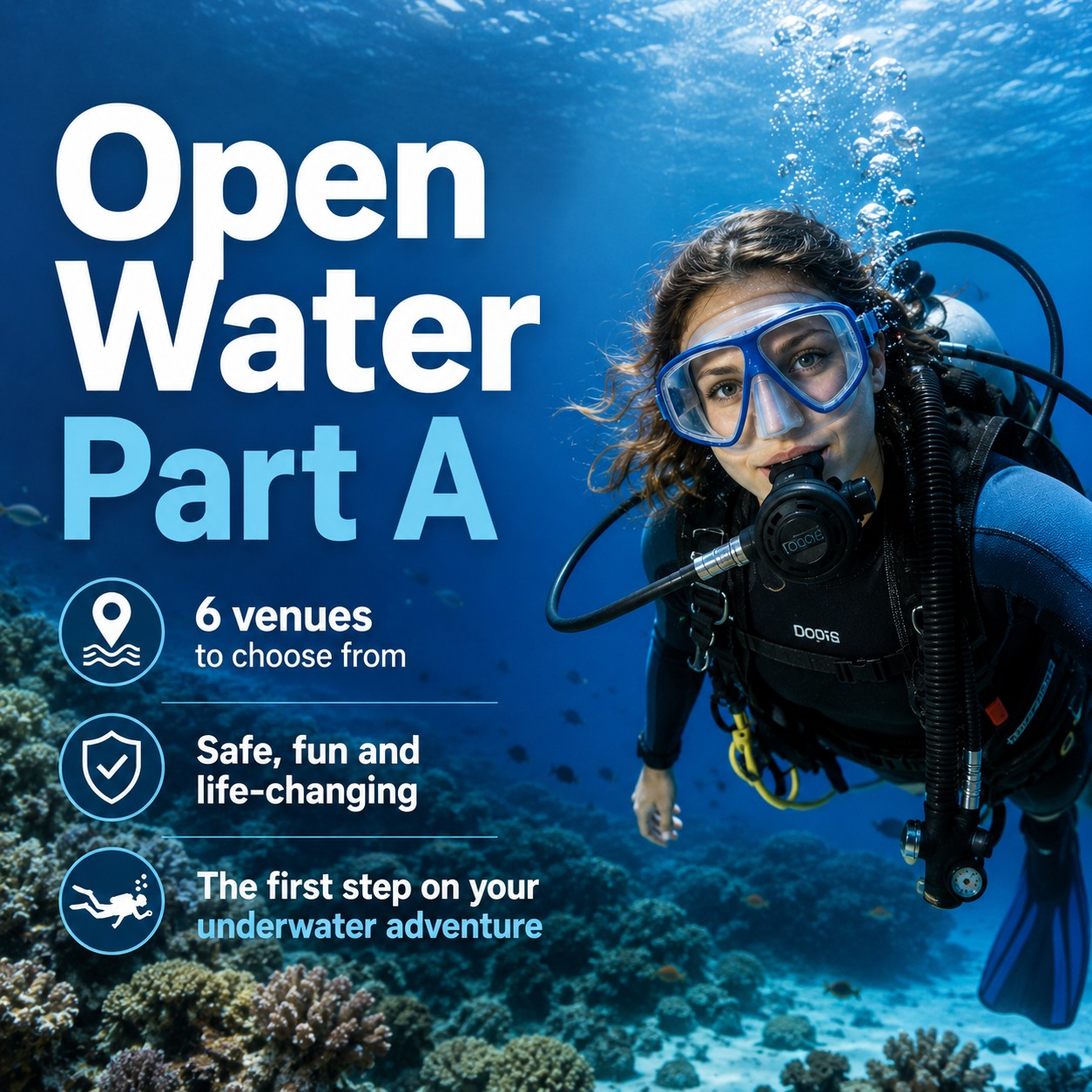 PADI open water part a illustration