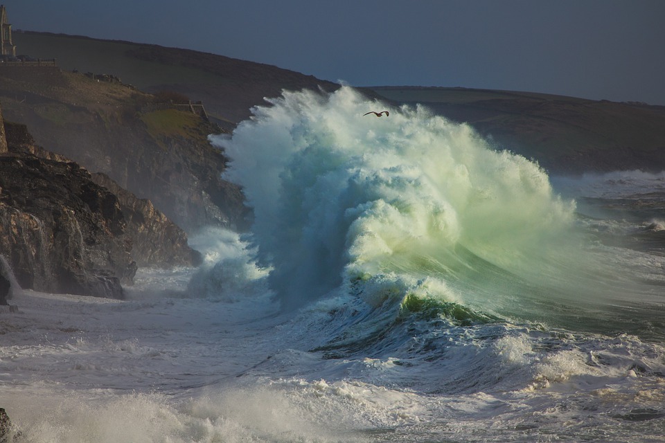 British shoreline