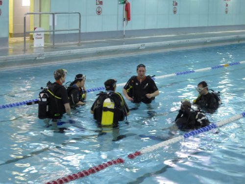 Diving instructor in London