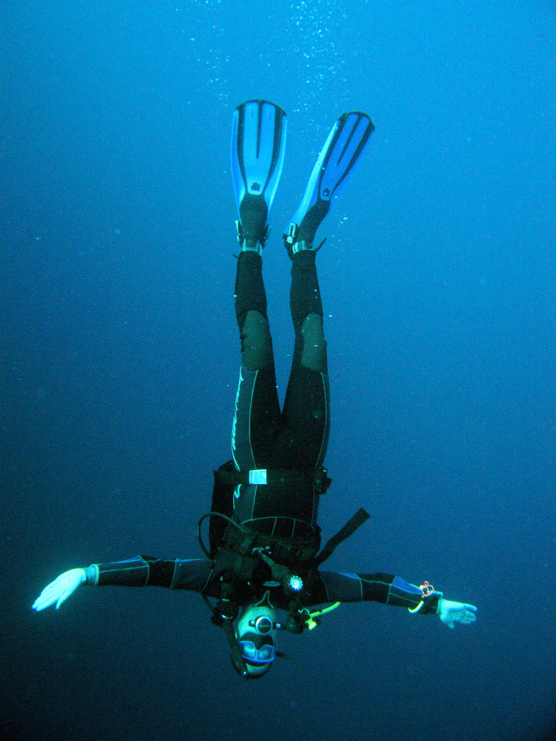 Mark Murphy owner, running PADI scuba diving course