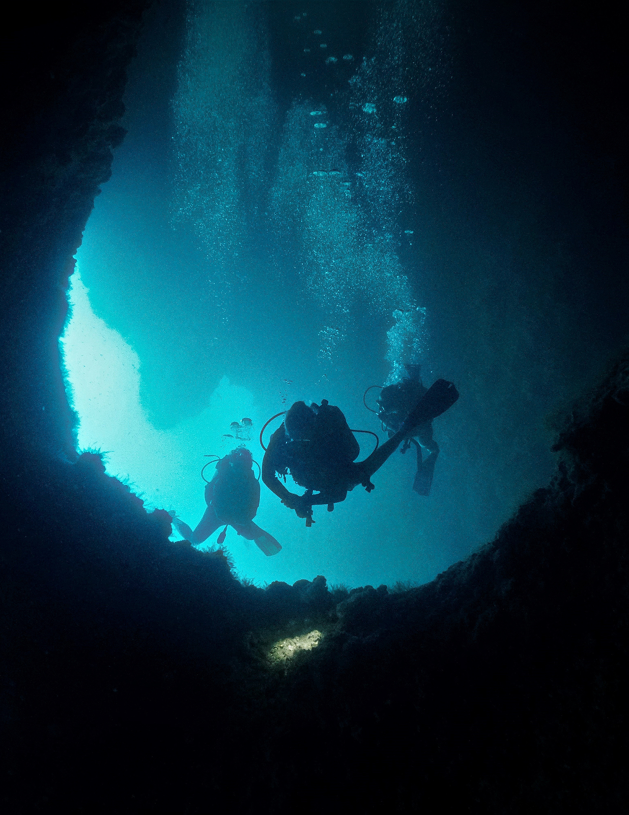 cave diving lanzarote