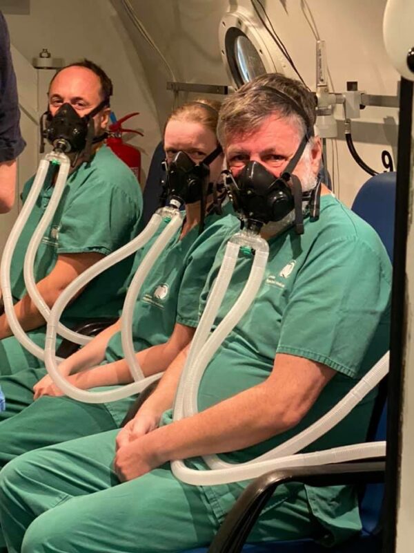 40m Dry Dive London October 2024 Oyster Diving