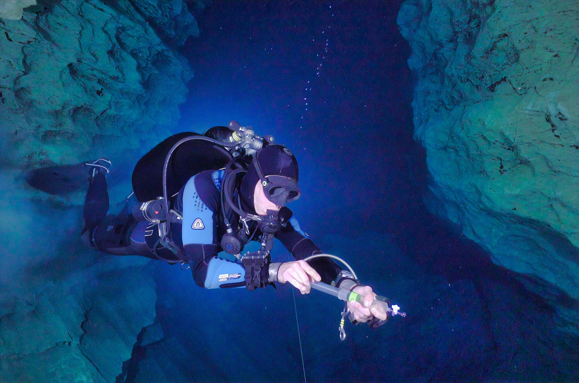 cave diving in croatia